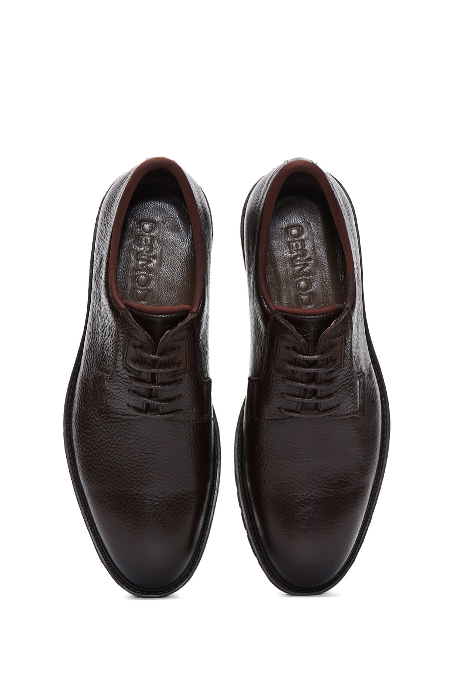 
Men's Brown Lace-Up Leather Classic Shoes
