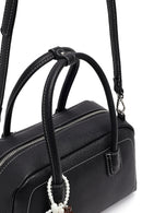 Women's Black Long Strap Charm Handbag | Derimod