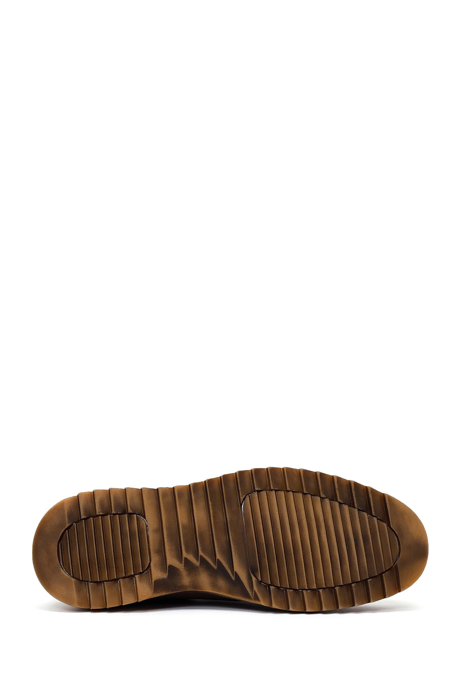 Male Brown Lace-up Nubuck Leather Casual Shoes