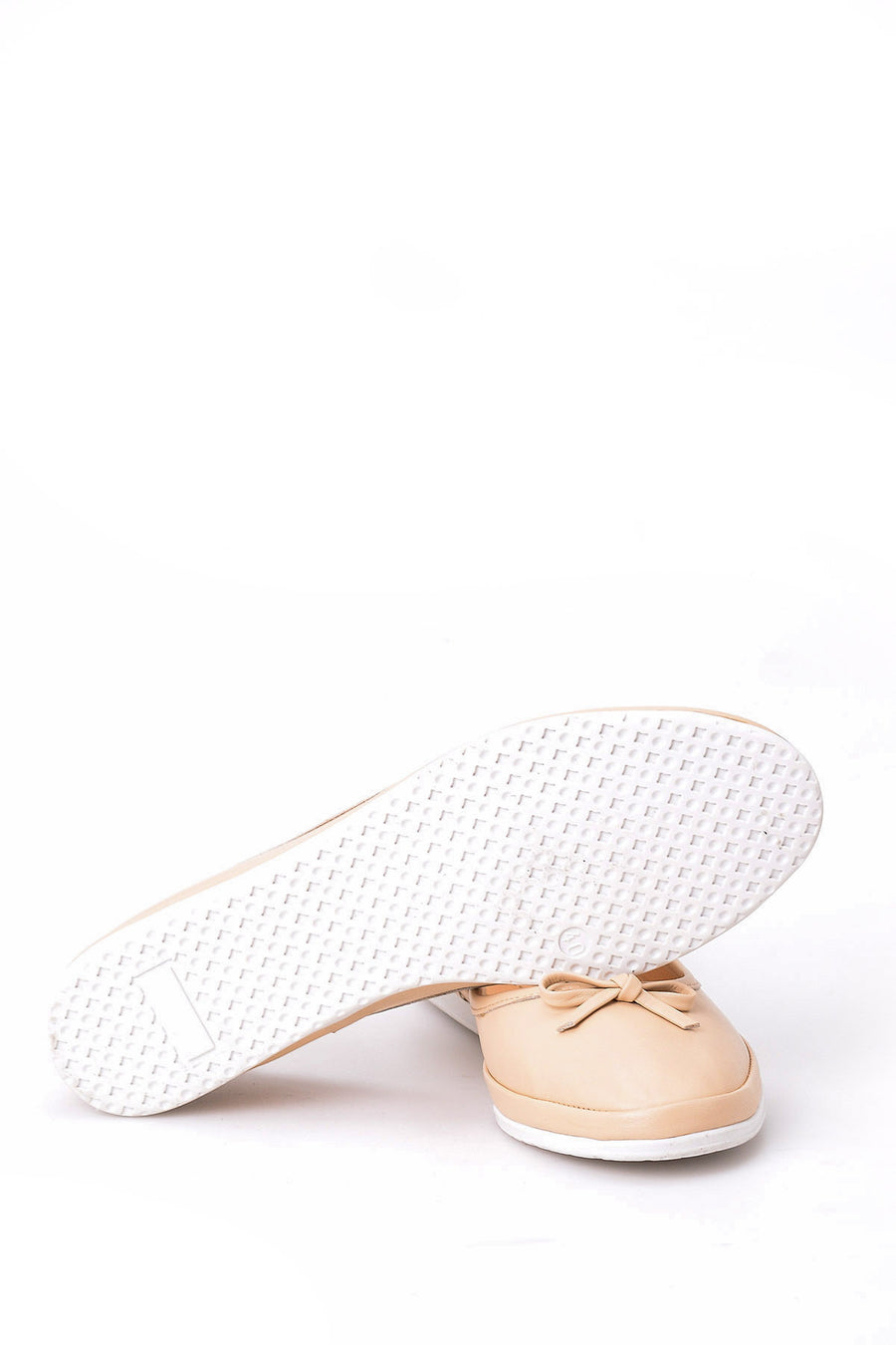 Women's Bow Leather Ballerinas