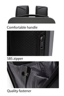 D-Pack Unisex Black Technological Backpack | Derimod