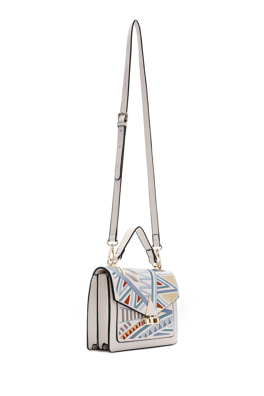 Women's Multi-Colored Printed Long Strap Shoulder Bag