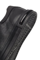 Men's Black Lace Up Leather Sneakers | Derimod