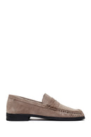 Male Gray Suede Casual Loafer | Derimod