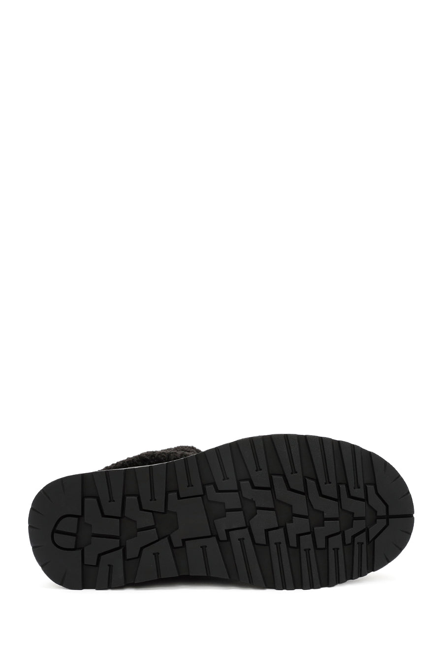 Women's Black Thick-Soled Fur Suede Leather Boots