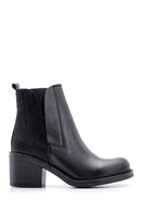 Women's Heeled Leather Boots | Derimod
