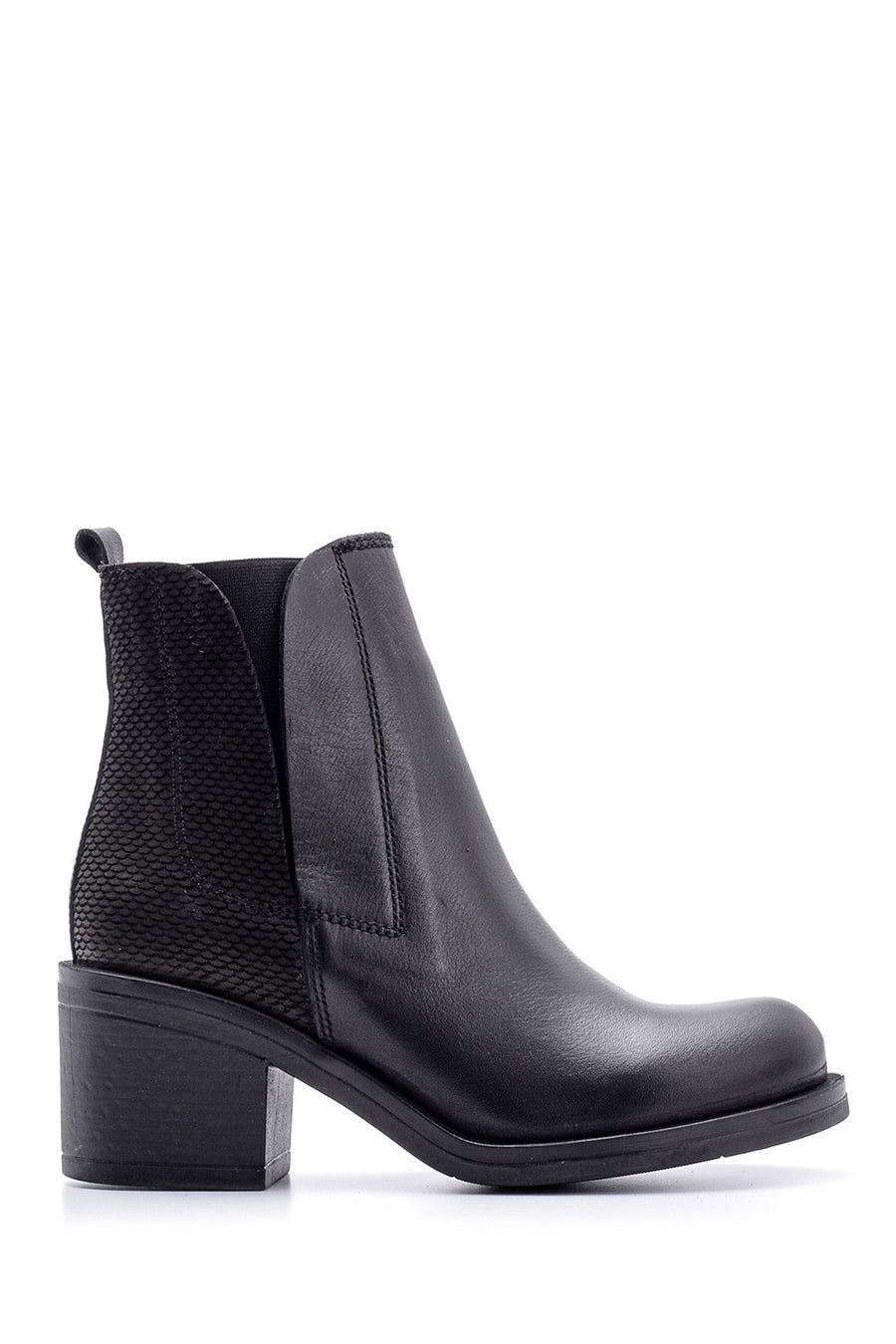Women's Heeled Leather Boots 19WFD224118 | Derimod