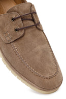Erkek Bej Bağcıklı Süet Deri Casual Ayakkabı | Derimod