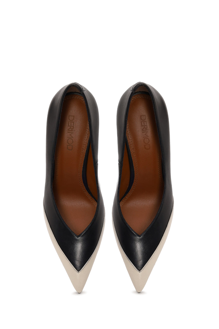 Kadın Siyah İnce Topuklu Deri Stiletto