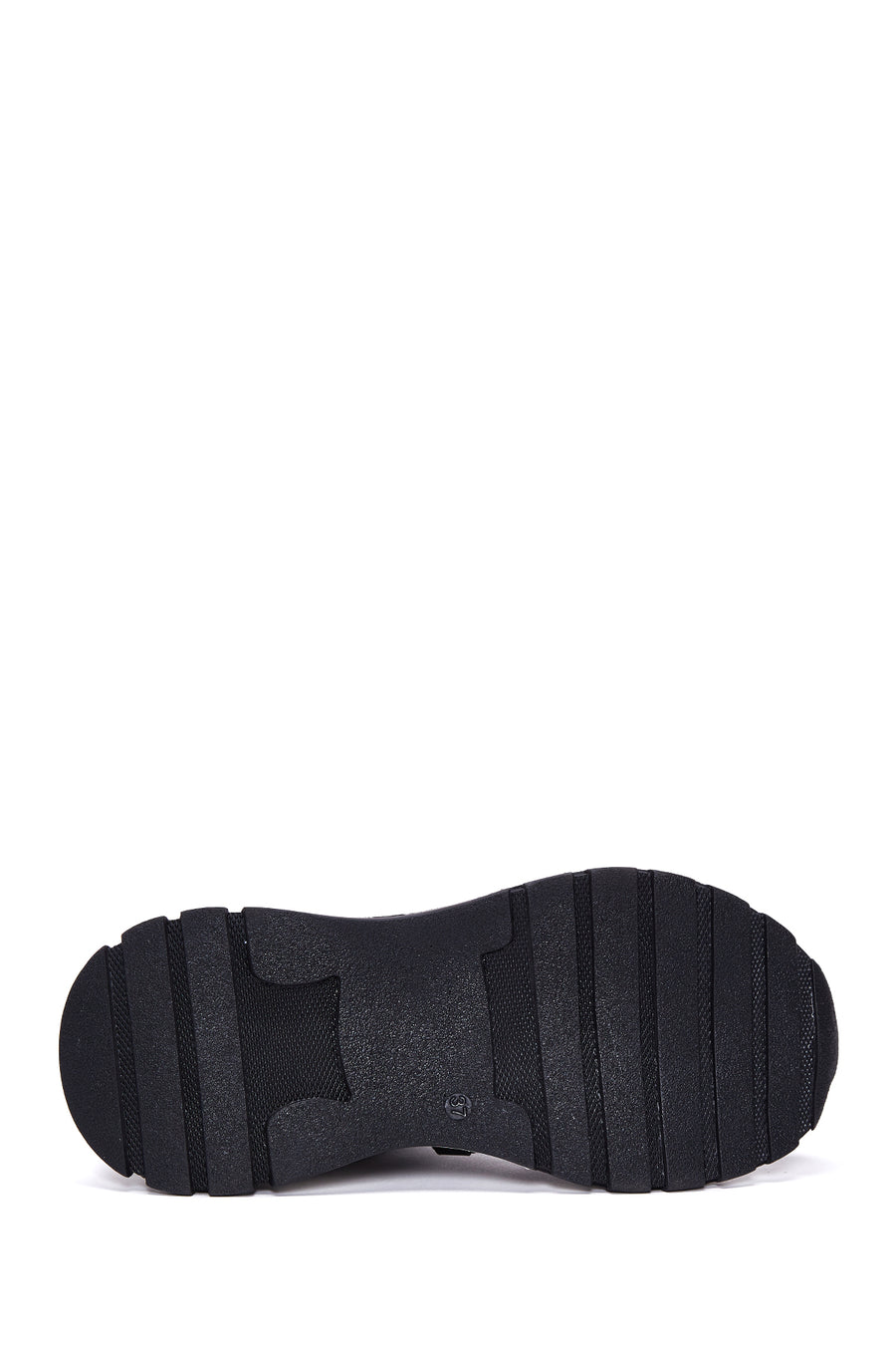Women's Black Stone High Top Sneaker