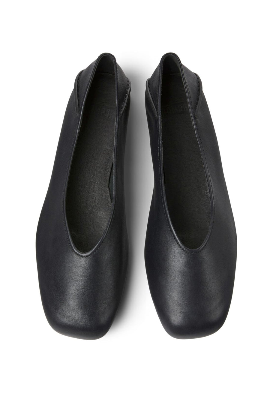 Camper Women's Black Casi Myra Leather Ballerinas