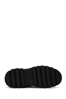 Male Black Lace-up Nubuck Leather Casual Boots | Derimod