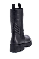 Women's Leather Long Chelsea Boots | Derimod