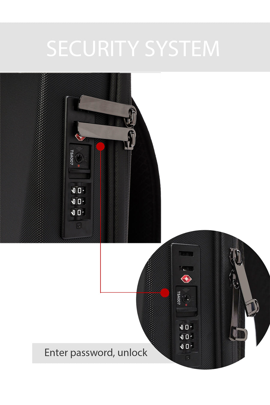 D-Pack Unisex Black Technological Backpack