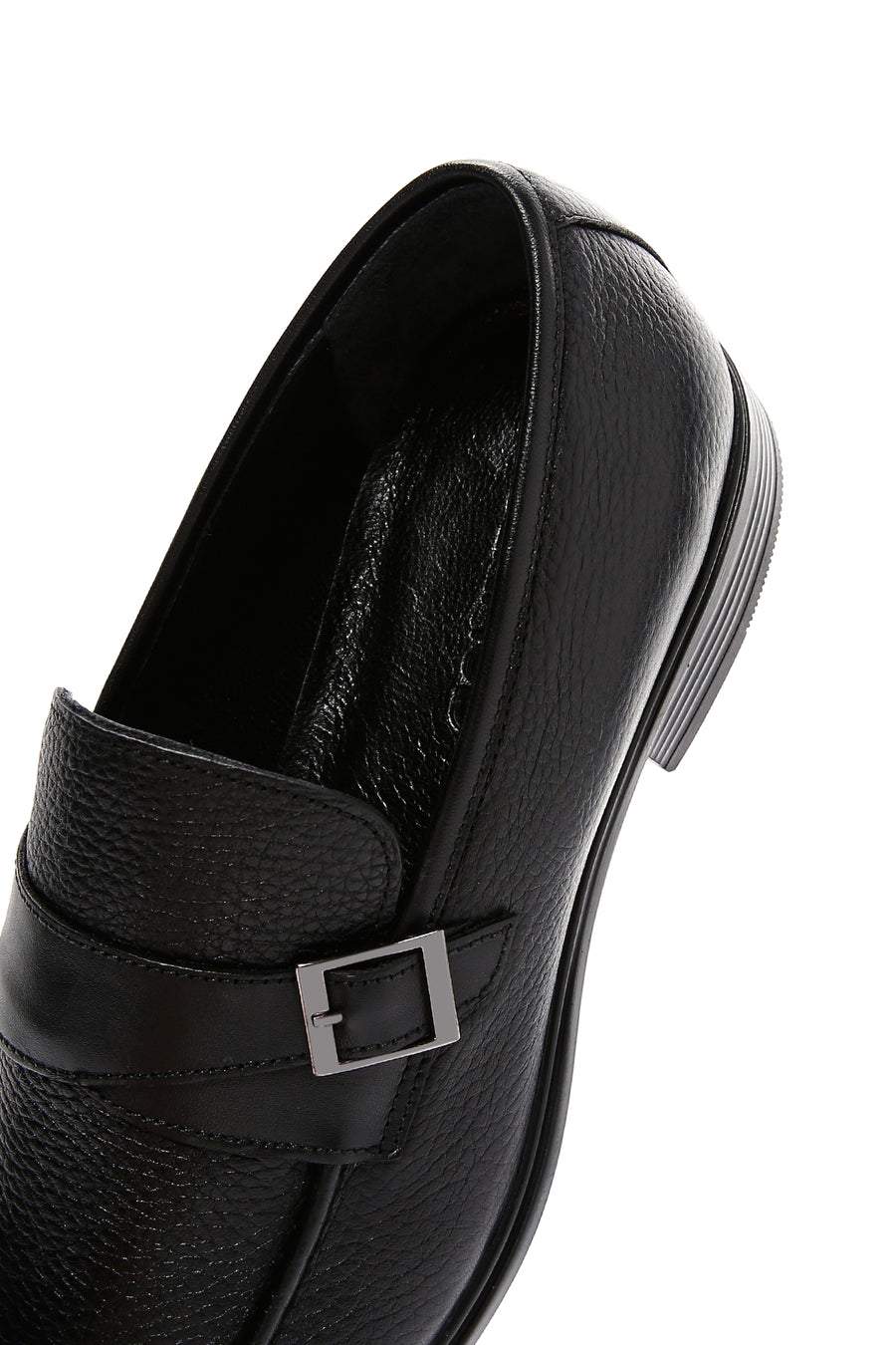 Erkek Siyah Deri Klasik Loafer