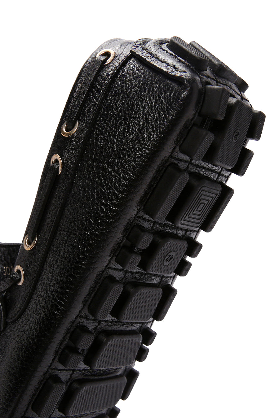 Men's Black Leather Comfort Loafer