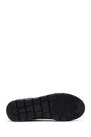 Women's Black Leather Sneaker | Derimod