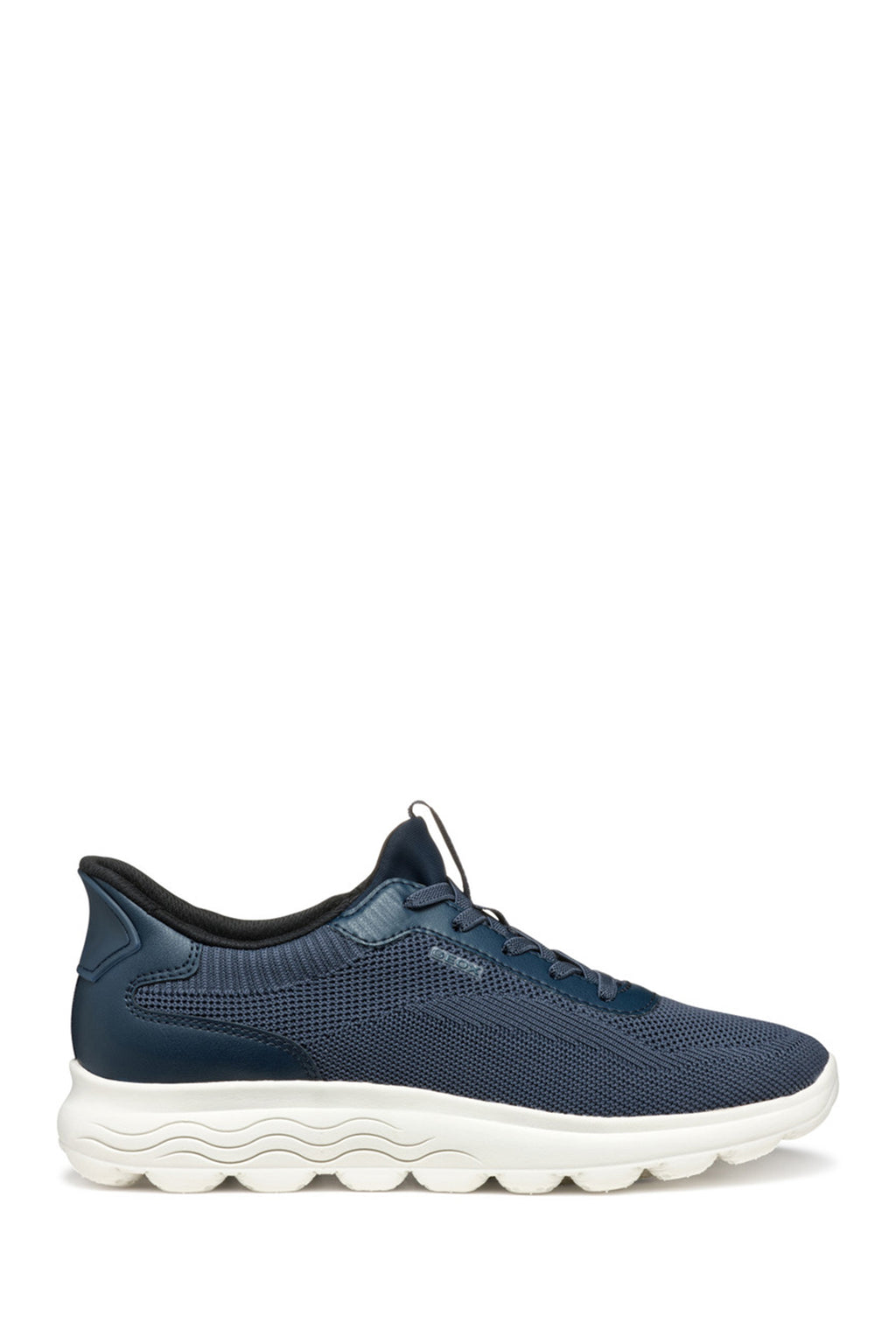 Geox Kadın Lacivert D Spherica Plus A - Knit.Te + Sy Bağcıklı Kumaş Sneaker