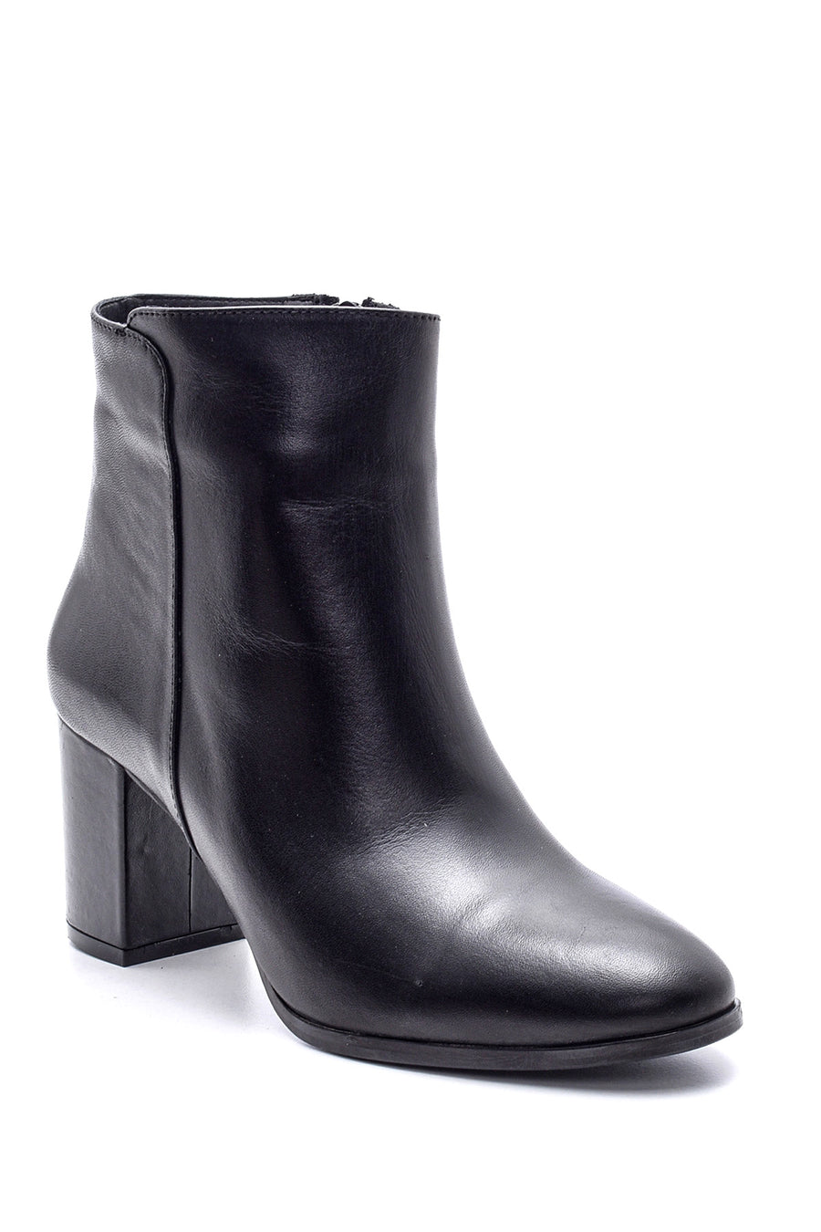 Women's Heeled Leather Boots