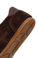 Women's Brown Lace-up Suede Leather Sneaker | Derimod