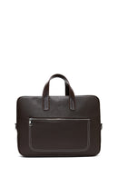 Men's Brown Briefcase | Derimod