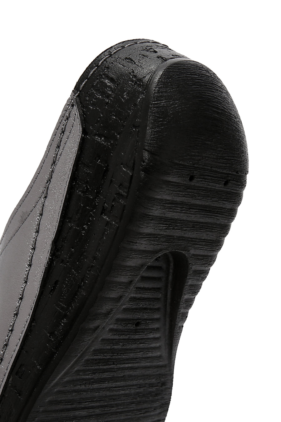 Women's Gray Thick Soled Comfort Slippers