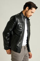 Turner Men's Leather Jacket | Derimod