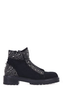 Women's Stone Suede Boots | Derimod