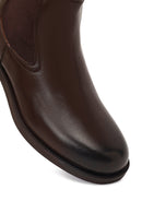 Men's Brown Leather Chelsea Boot | Derimod