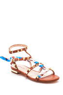 Women's Tan Flat Sandals | Derimod