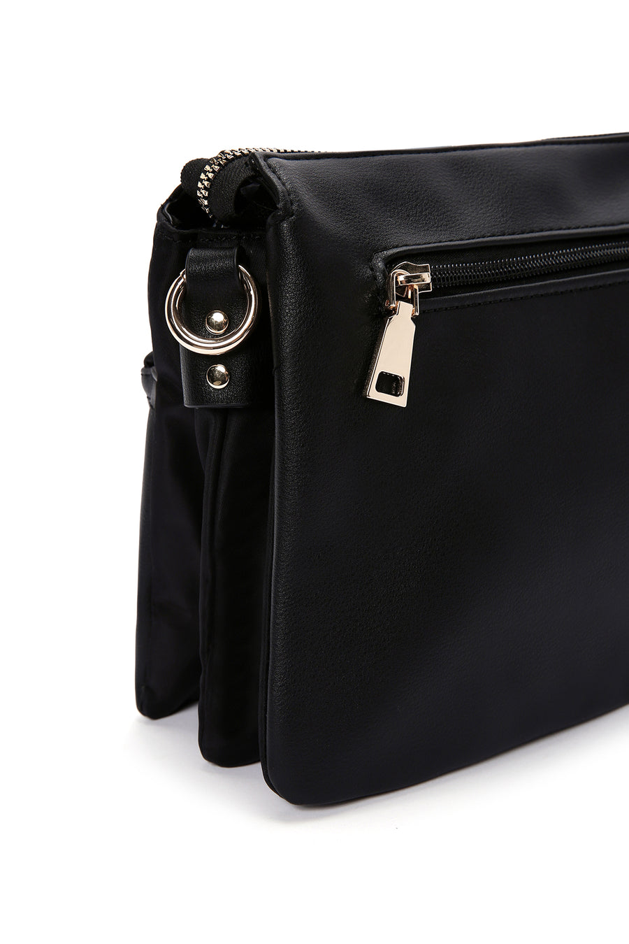 Women's Black Long Strap Crossbody Bag