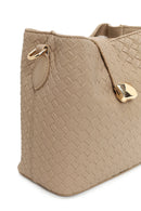 Kadın Vizon Uzun Askılı Baskılı Omuz Çantası | Derimod