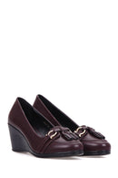 Women's Tassel Detailed Wedge Heeled Shoes | Derimod