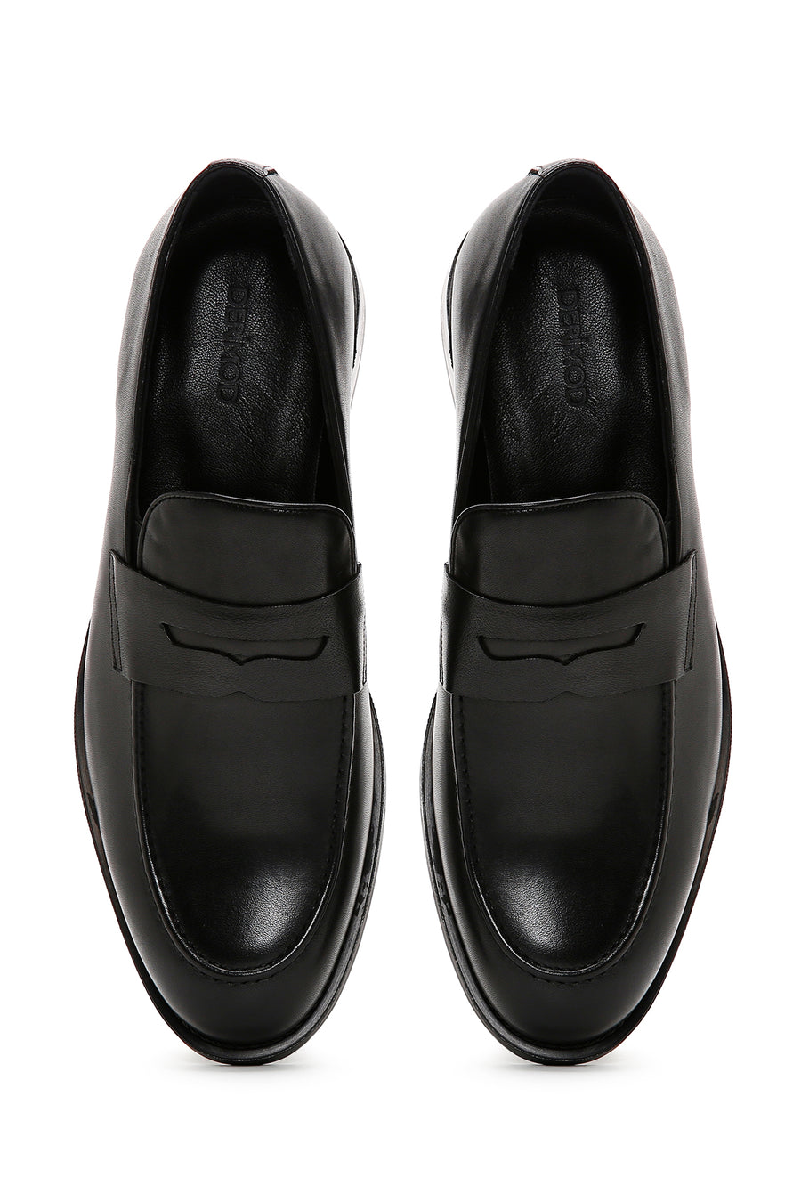 Men's Black Large Size Leather Classic Shoes
