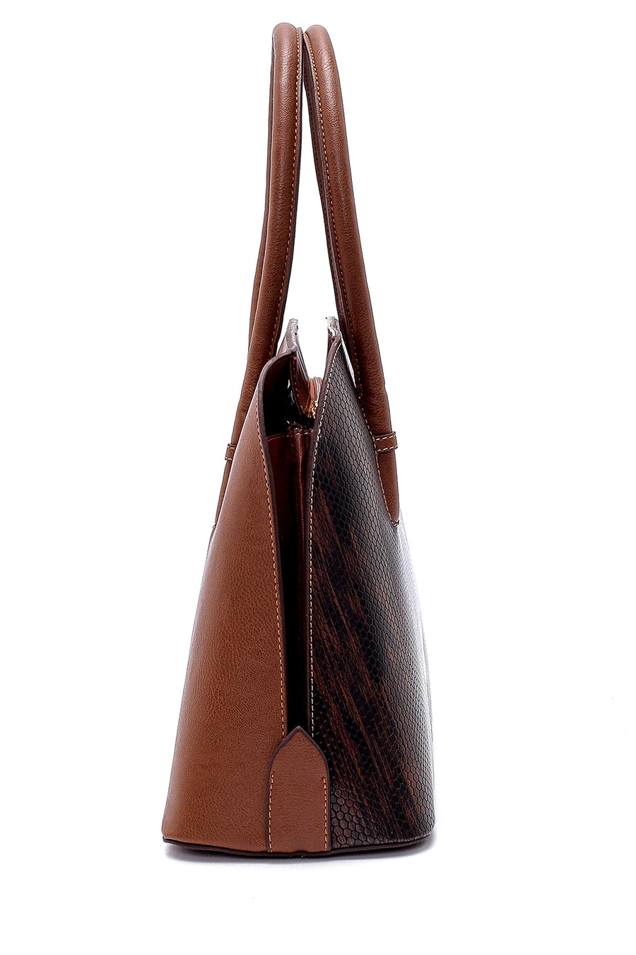 Women's Crocodile Patterned Classic Shoulder Bag