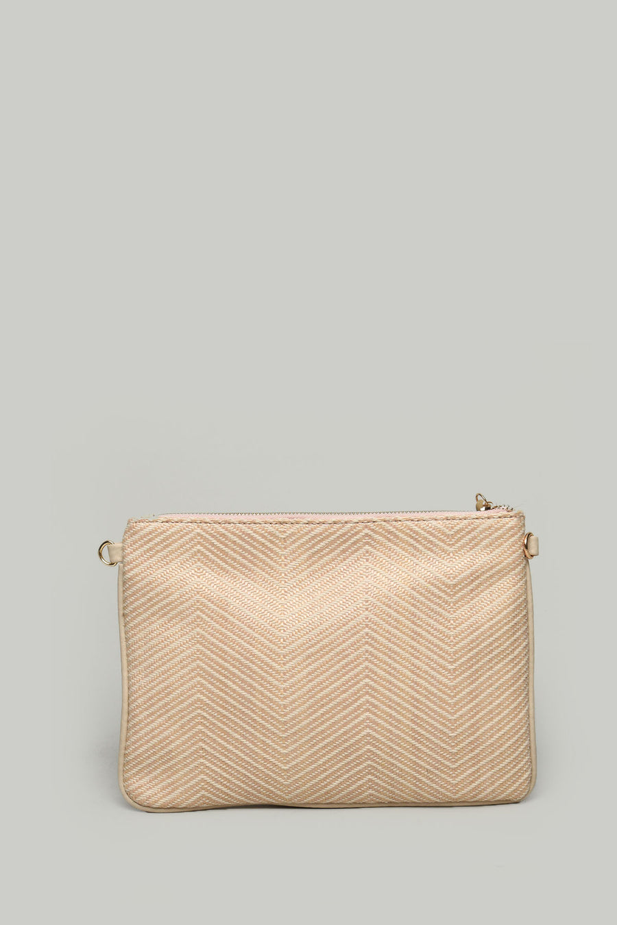 Beige Fabric Women's Portfolio