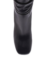 Women's Leather Belt Detailed Heeled Boots | Derimod