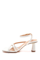 Women's White Heeled Sandals | Derimod