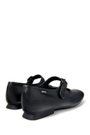 Camper Women's Black Casi Myra Leather Ballerinas | Derimod