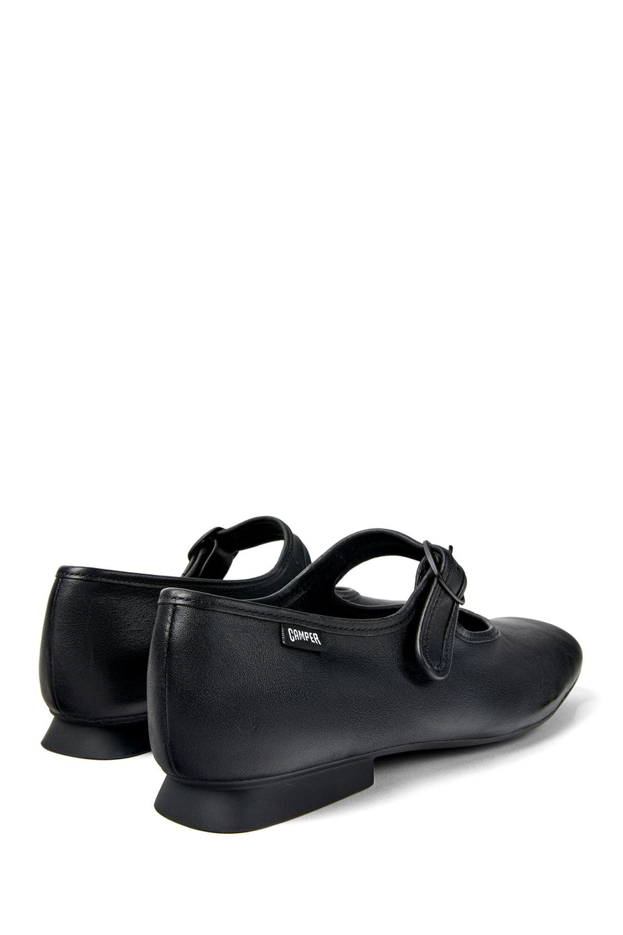 Camper Women's Black Casi Myra Leather Ballerinas