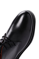 Men's Black Thick Soled Leather Boots | Derimod
