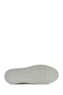 Men's White Lace-up Leather Sneaker | Derimod