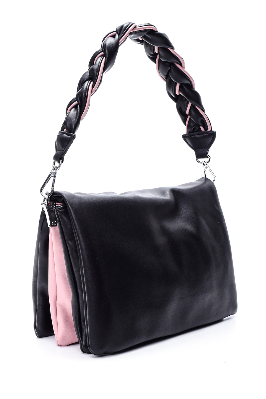 Women's Knitted Handle Shoulder Bag