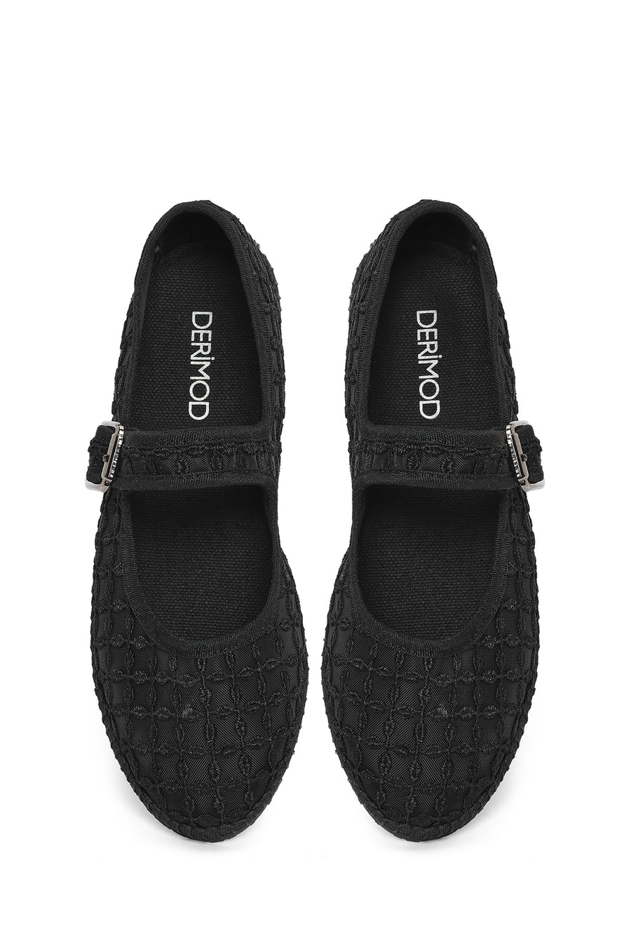 Women's Black Buckle Espadrilles
