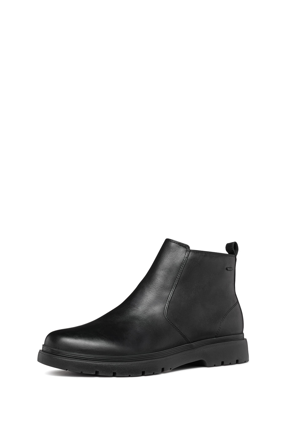 Geox Men's Black Spherica Ec1 Abx Zippered Waterproof Leather Boots