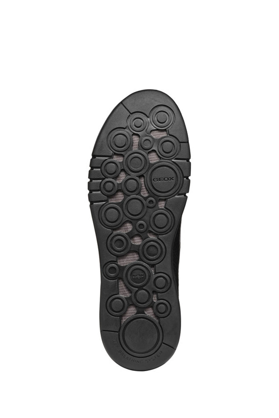 Geox Erkek Siyah U Aerantis A - Tumb Bağcıklı Deri Sneaker