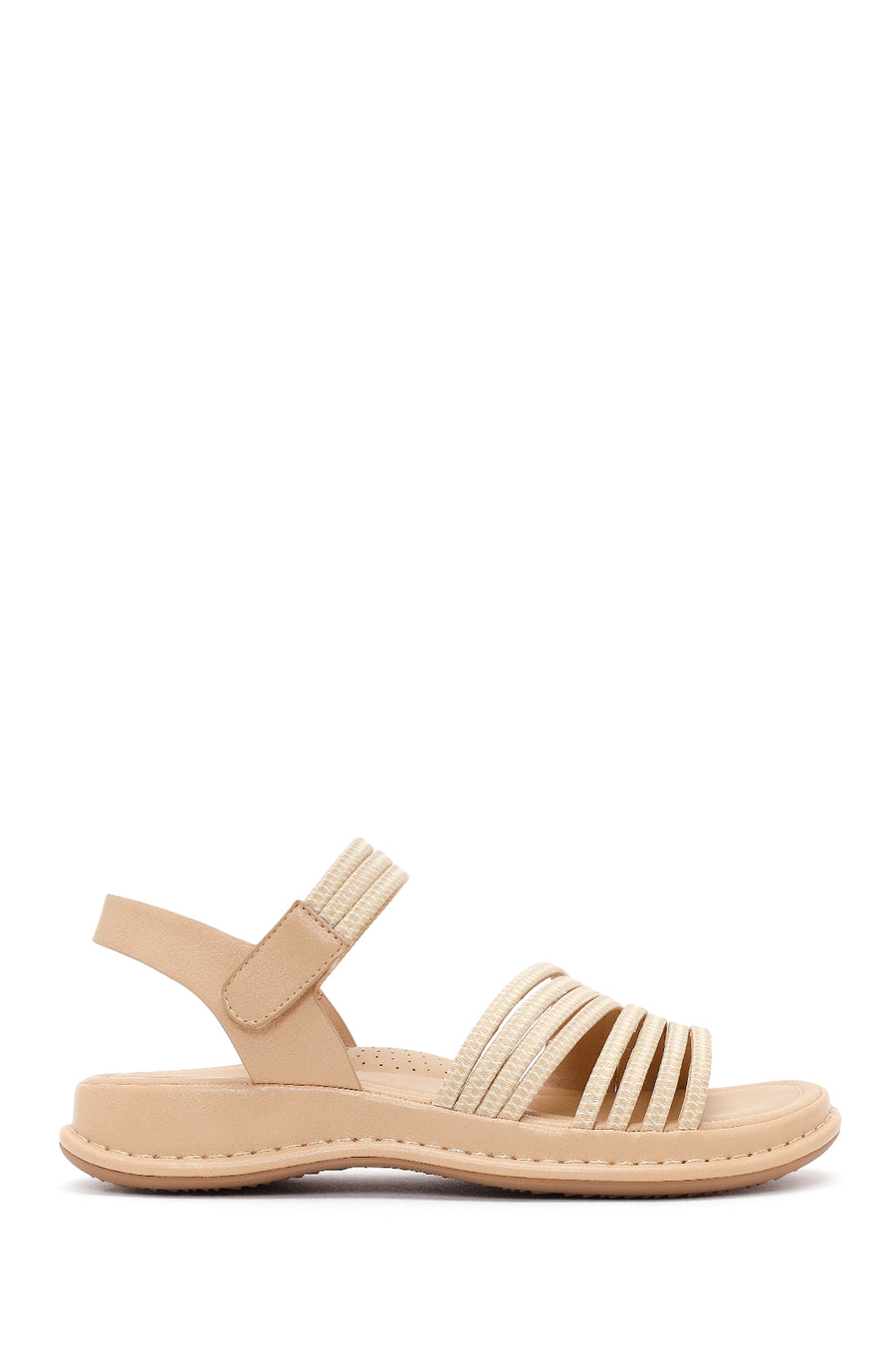 Women's Beige Thick-Sole Comfort Sandals 26SFE46366F | Derimod