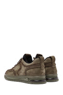 Men's Khaki Lace-Up Suede Leather Casual Shoes | Derimod