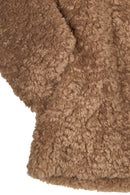 Lamolina Kadın Bej Kısa Teddy Mont | Derimod