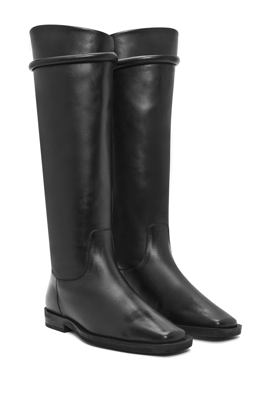 Women's Black Leather Boots